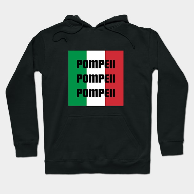 Pompeii in Italian Flag Colors Hoodie by aybe7elf